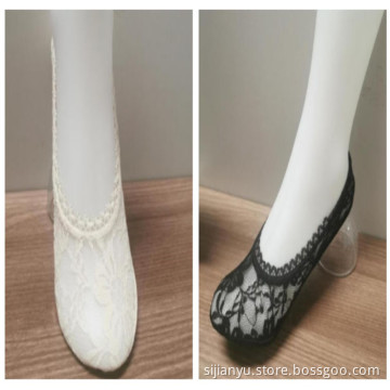 Hot Sale Lace Lady's Invisible Socks